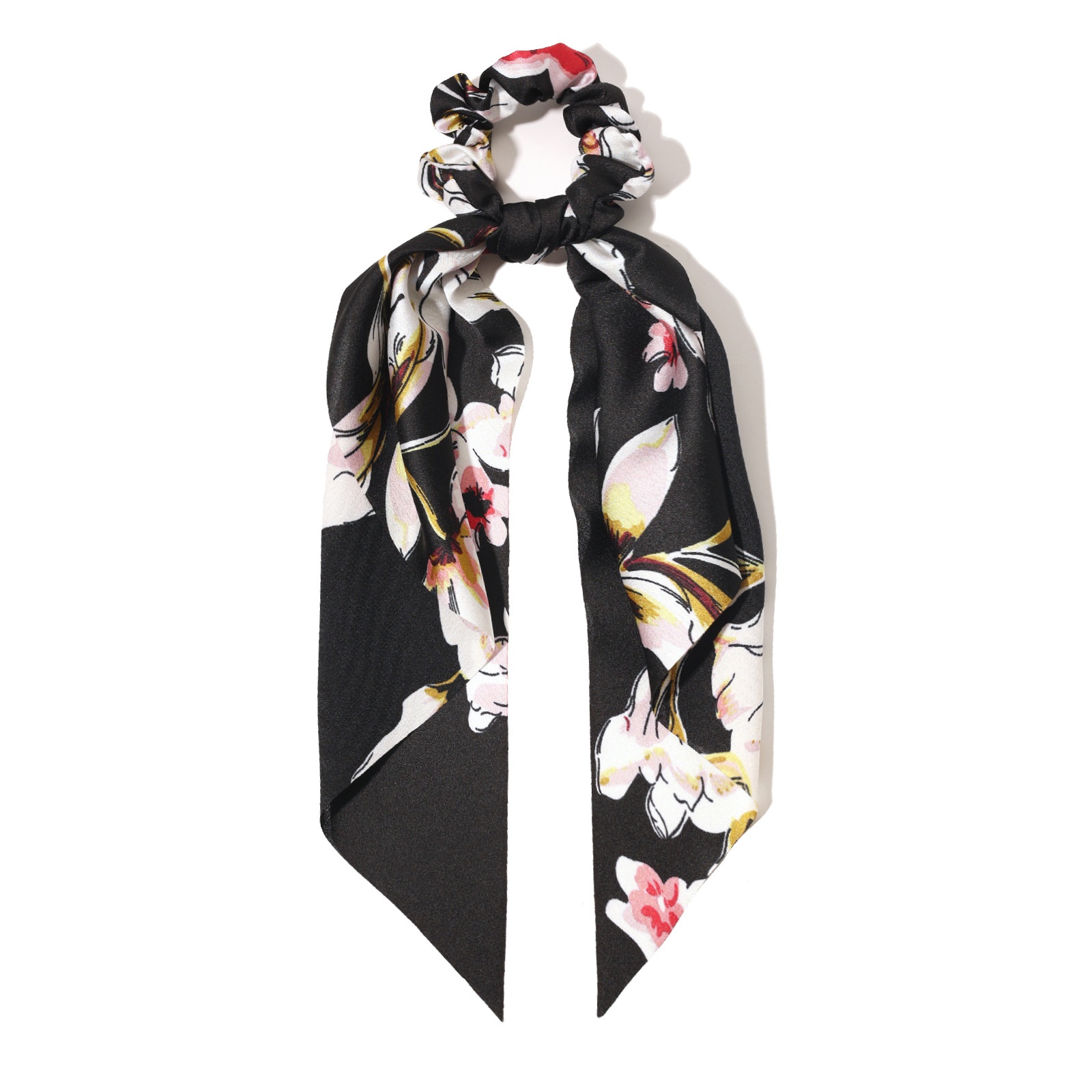 Women's Silk Braid Butterfly Hair Tie Holiday Pastoral Color Block