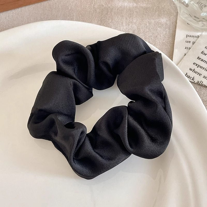 Women's Sweet Bun Scrunchie Hair Tie Multi-layer Lace Knit Cloth