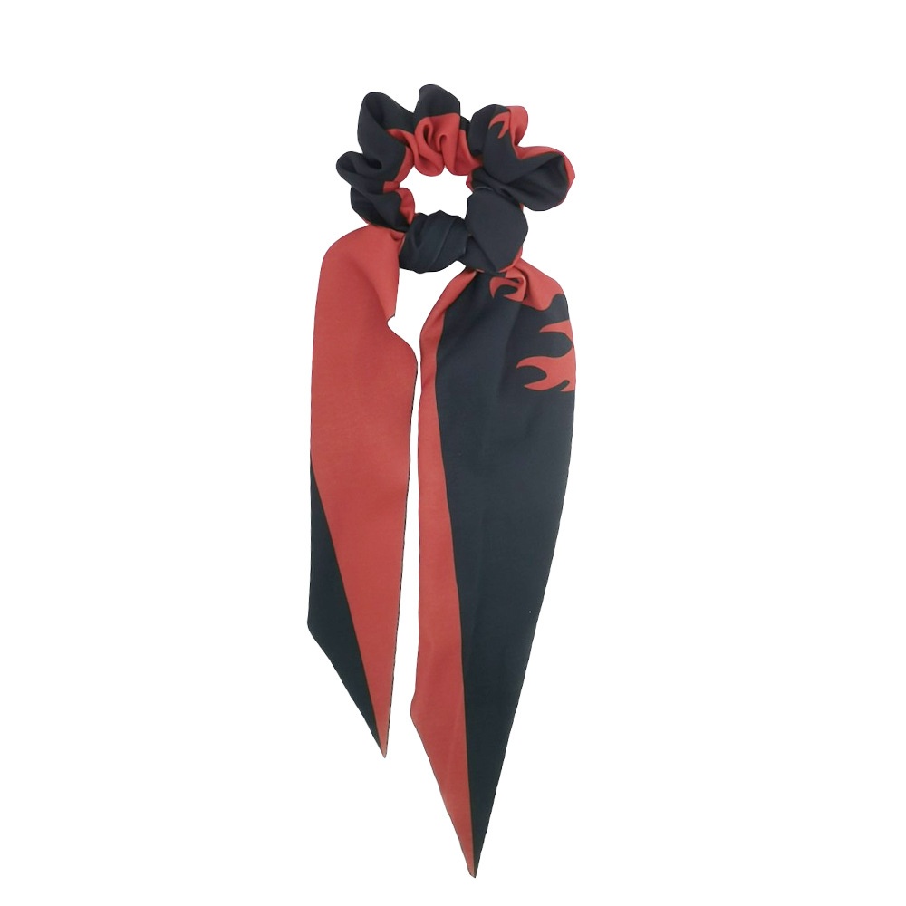 Girls Handmade Silk Hair Ribbon Demon Slayer Butterfly Anime Pattern