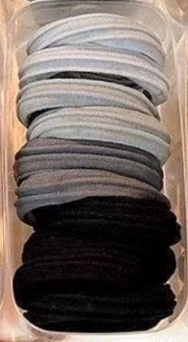 Girls Seamless High Elastic Ponytail Hair Ties Rubber Bands Pink Mixed