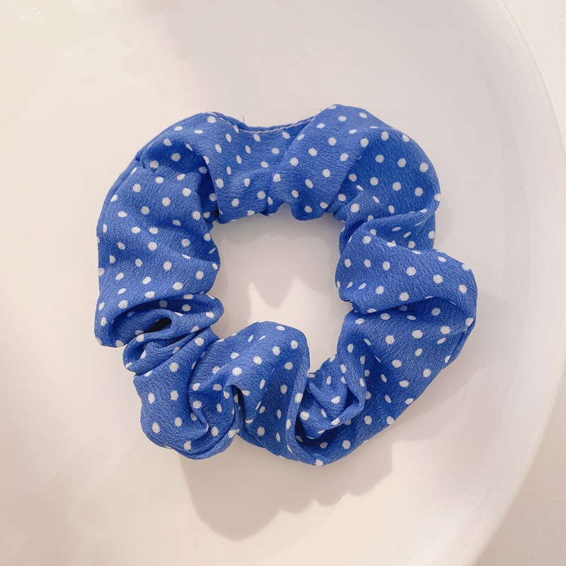 Women Daily Oversized High Elastic Lace Hair Scrunchie Elegant Floral