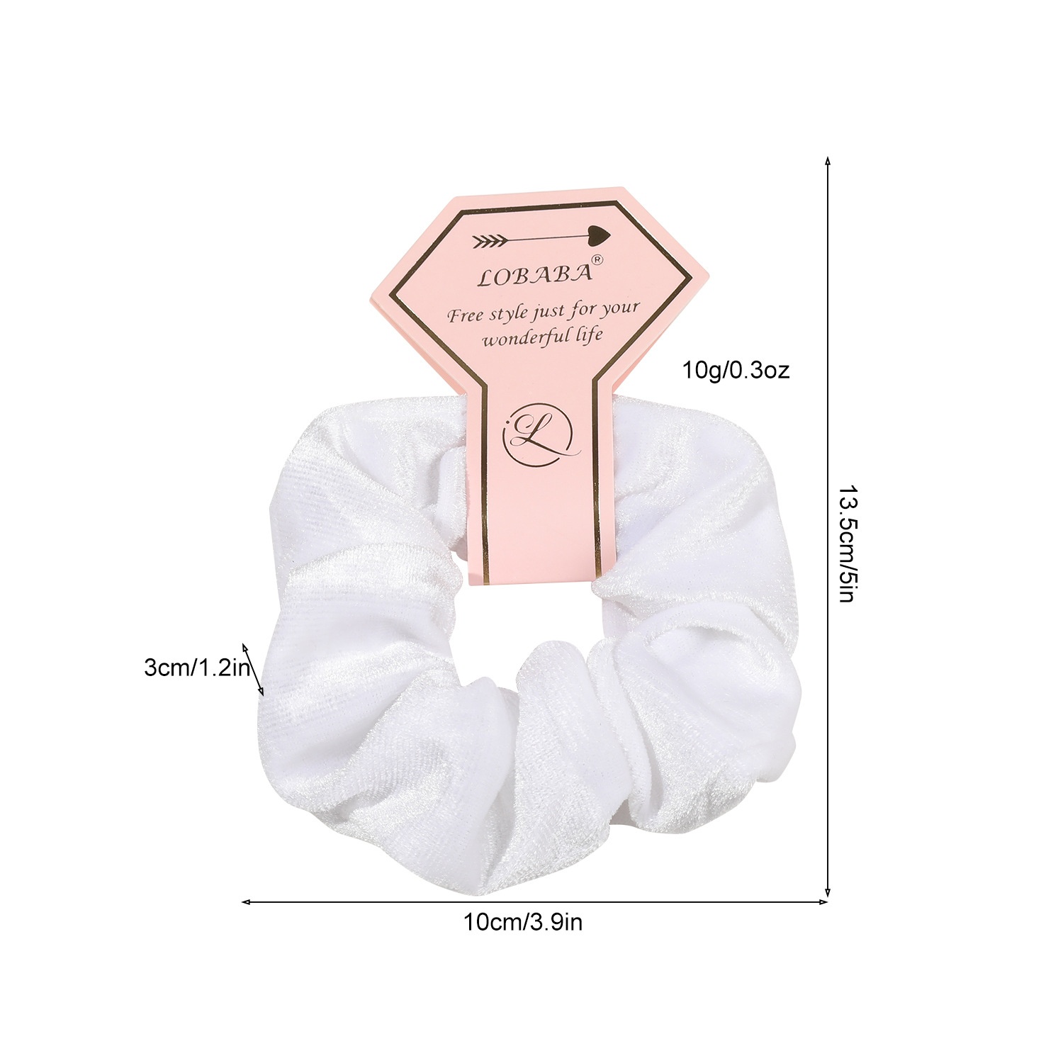 Women's Classic Daily Vacation Cloth Hair Scrunchie Solid Color