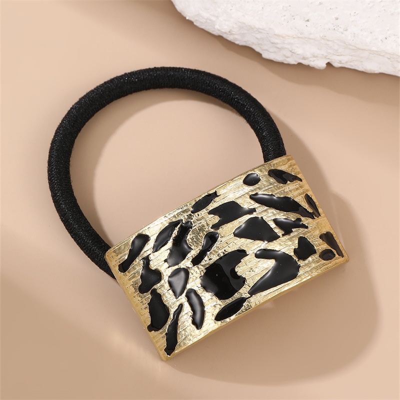 Women's High Elasticity Hair Tie Accessory French Alloy Pearl