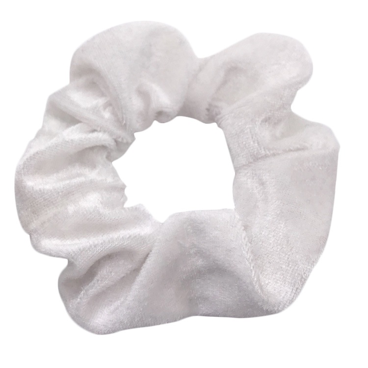 Women's Daily Wear Cloth Hair Tie Scrunchie Minimalist Solid Color