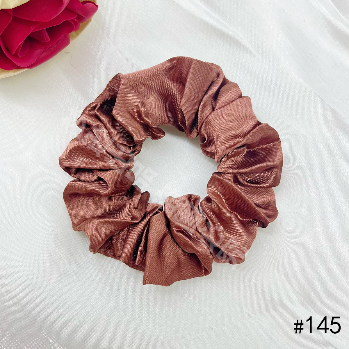 Women's Elegant Cloth Y2K Bohemian Scrunchie Hair Tie Solid Color