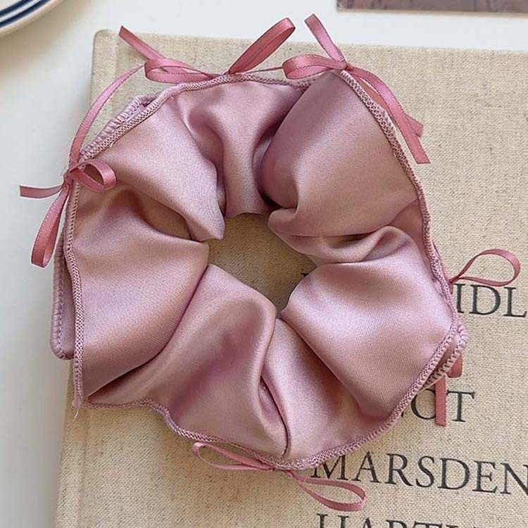 Women's Flower Hair Tie Sweet Street Style Grey Pink Floral Pattern