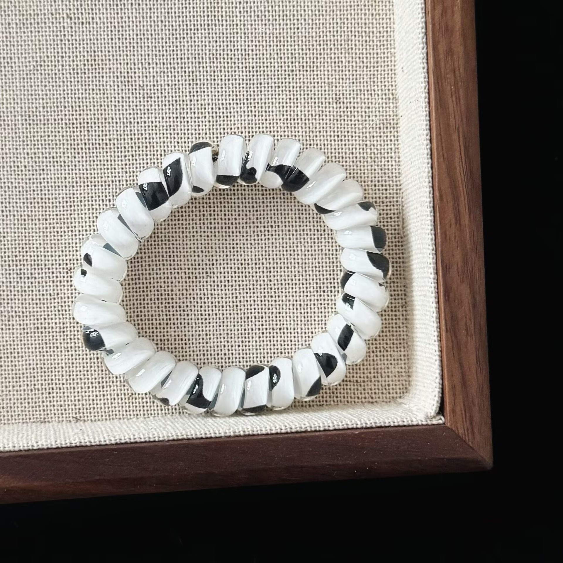 Girls Simple Telephone Cord Ponytail Hair Ties Summer Fresh Jelly Color