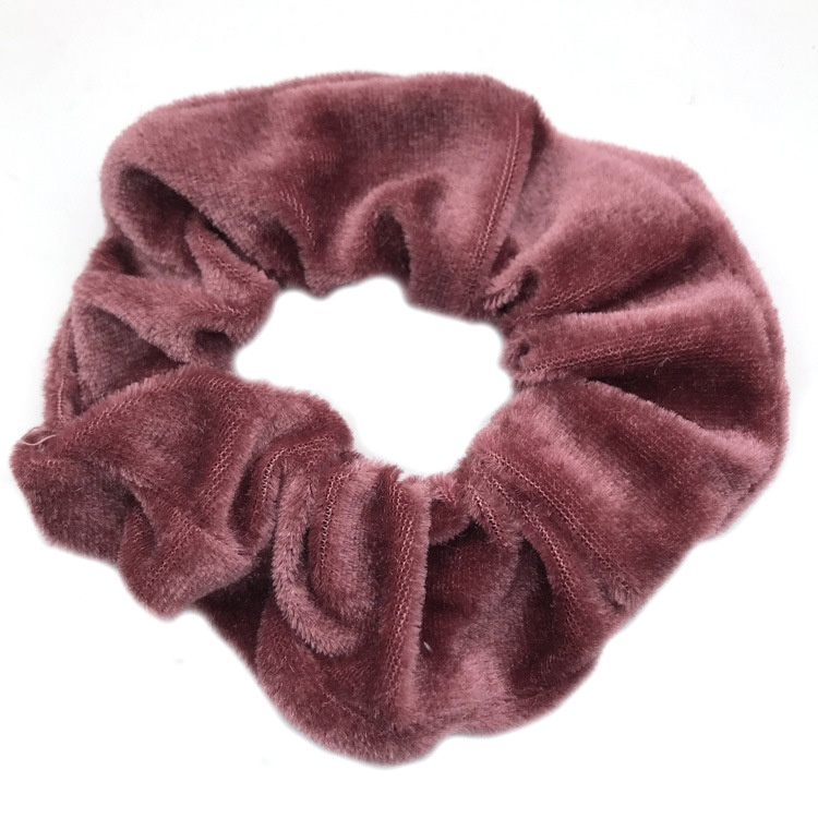 Women's Daily Wear Cloth Hair Tie Scrunchie Minimalist Solid Color