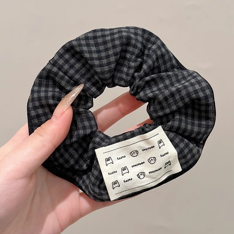 Women's Sweet Bun Scrunchie Hair Tie Multi-layer Lace Knit Cloth