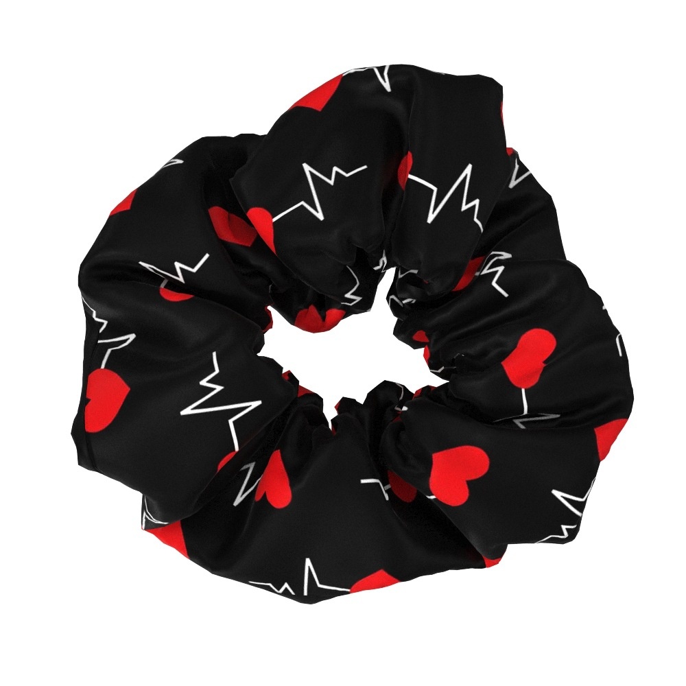 Women's Nurse Themed Cloth Headband Medical Hair Tie Heart Multi-Color