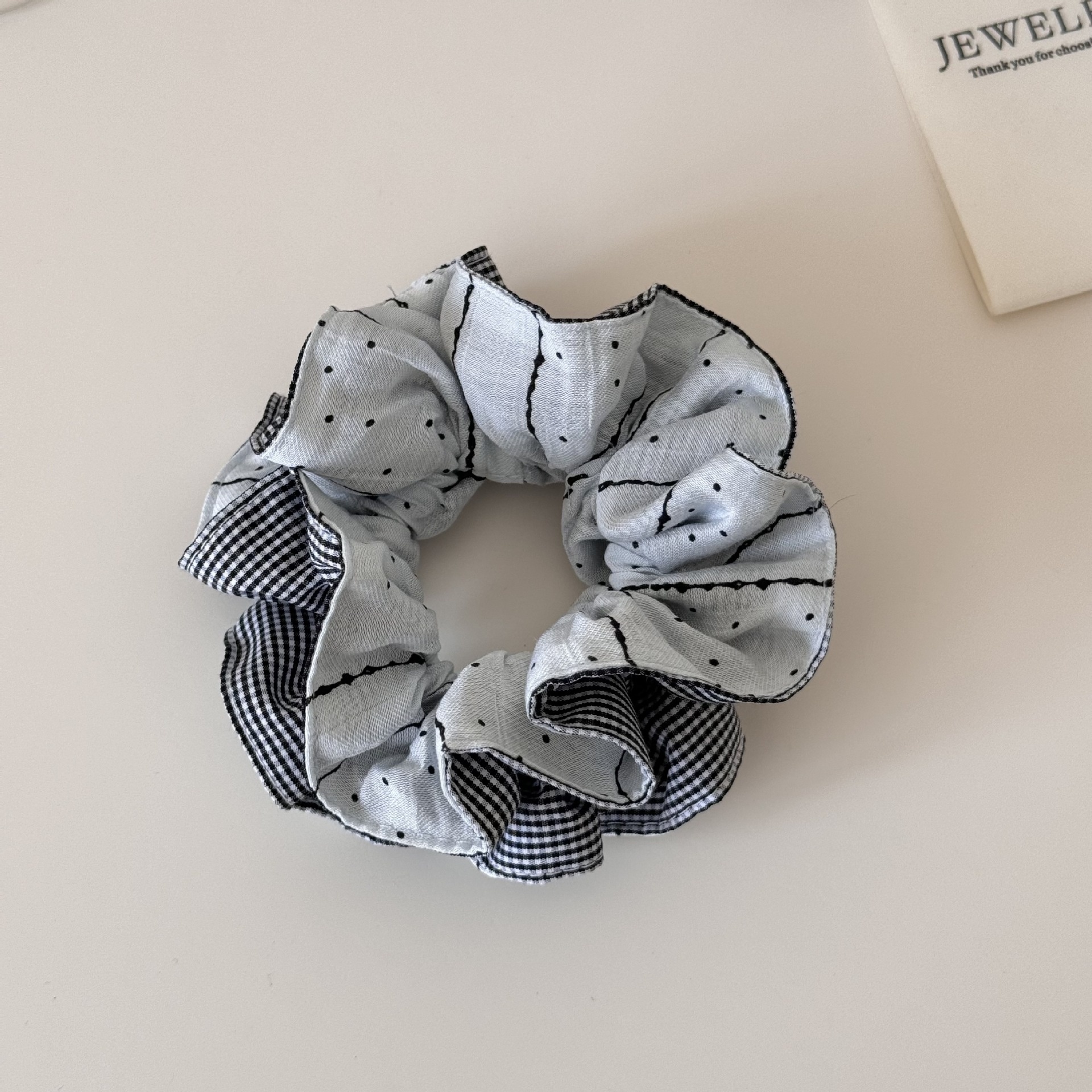  Final Polish:**
    "Women's Sweet Spring Polyester Hair Tie Pink Polka Dot Pattern"
    Let's check length:
    W-o-m-e-n-'-s (7)
    [space] (