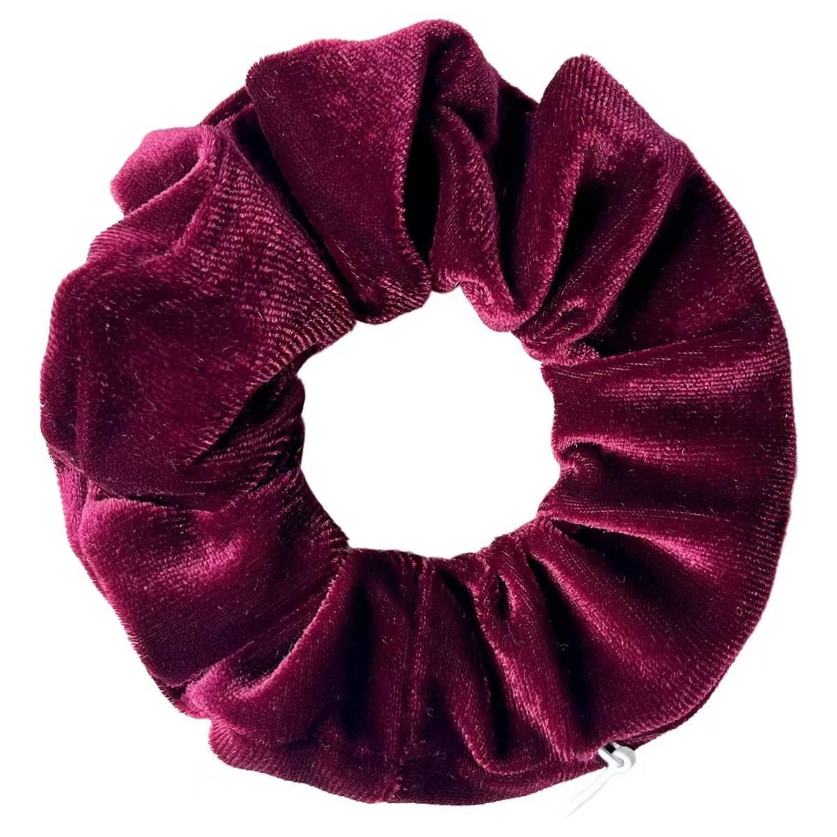 Women's Soft Cloth Hair Tie Basic Solid Color Elastic for Daily Wear