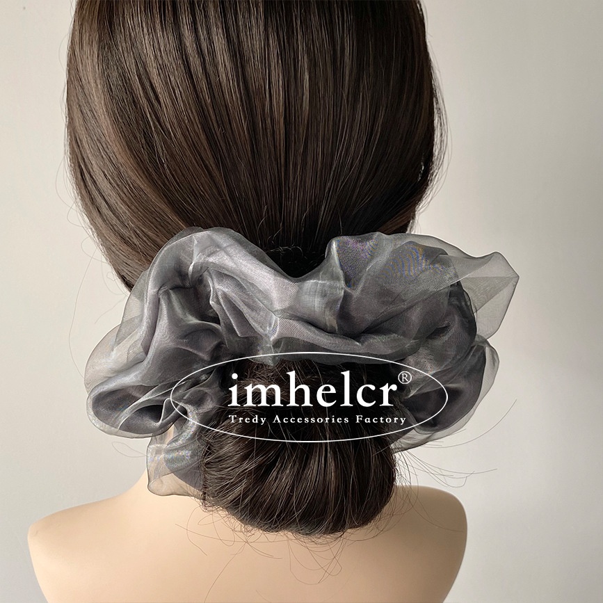 Women's Elegant Two-Layer Satin Lace Formal Headband Solid Color