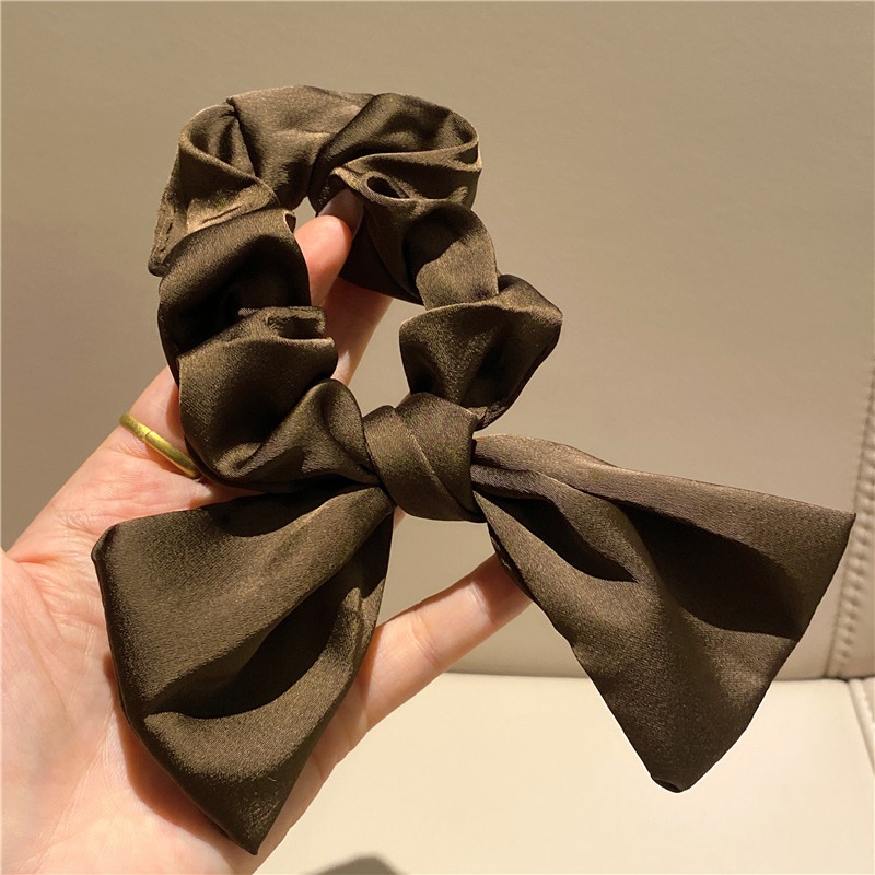 Women's Basic Cloth Hair Tie for Holiday and Street Solid Color