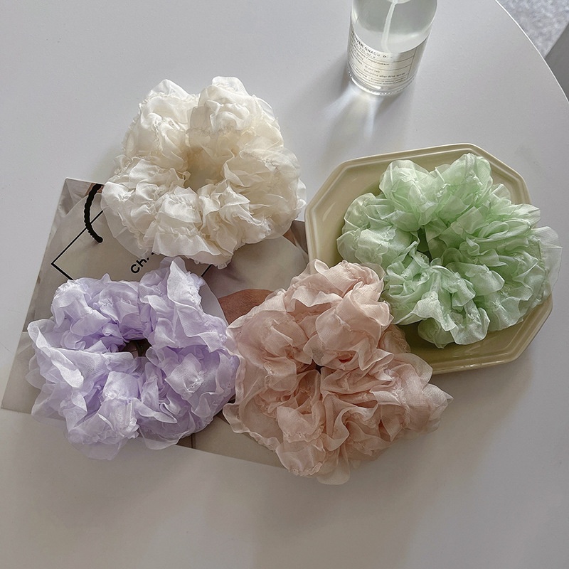 Women's Cute Handmade Cloth Hair Tie Street Style Floral Pattern