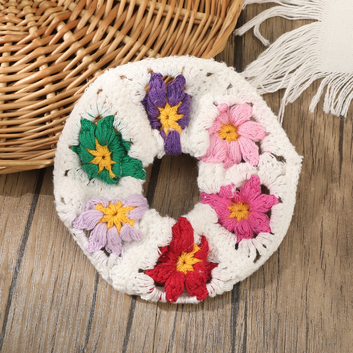 Women's Sweet Daily Holiday Cloth Hair Scrunchie Flower Pattern