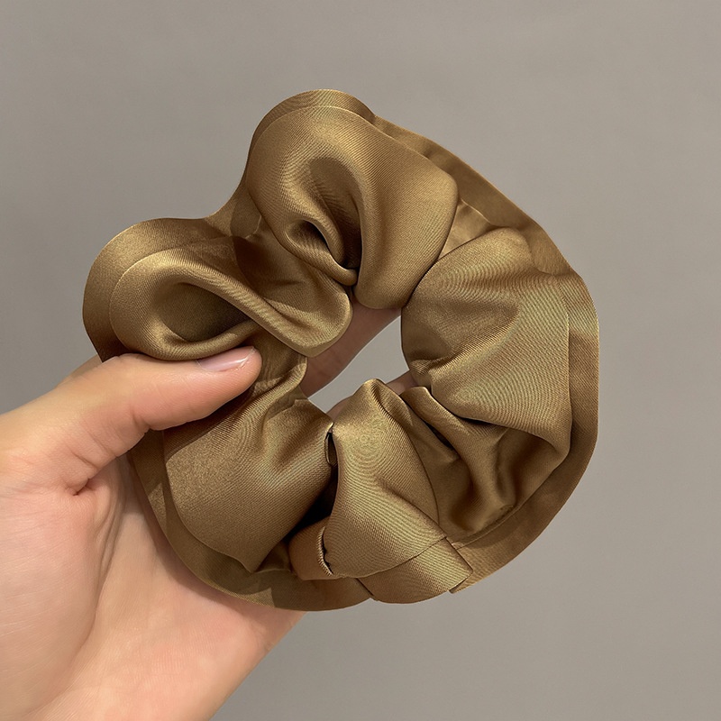 Women's Retro Street Style Satin Handmade Hair Tie Solid Color