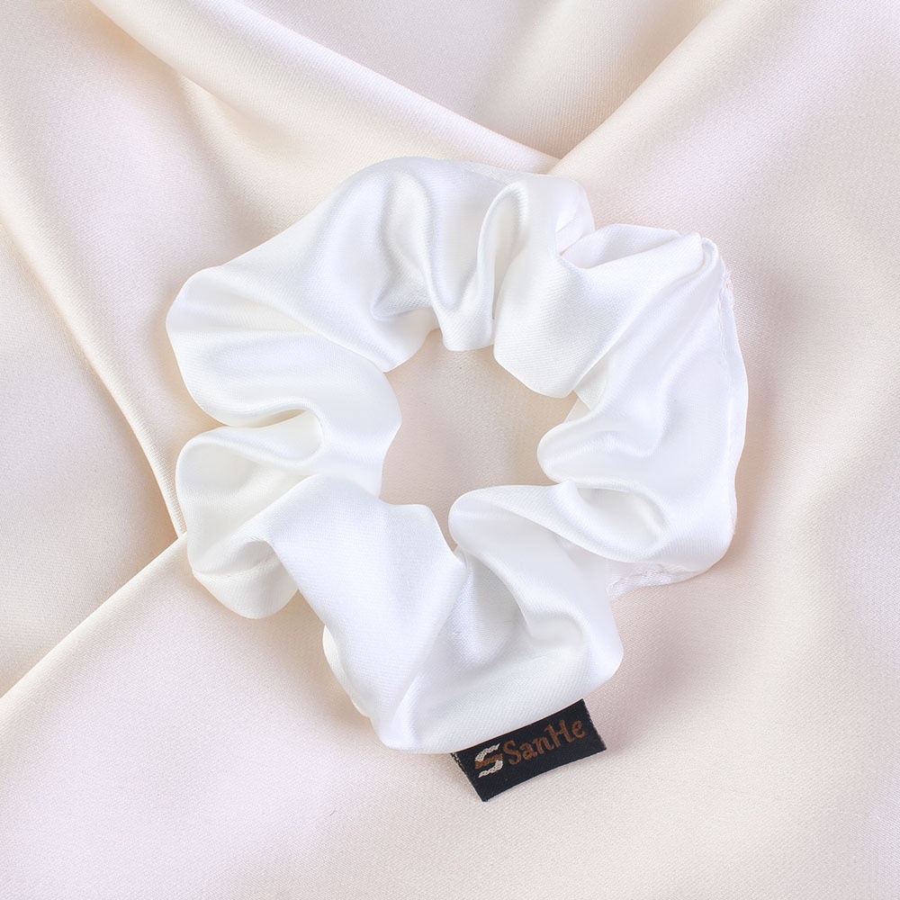 Women's Casual Daily Smooth Satin Scrunchie Hair Tie Solid Color