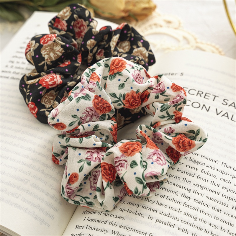 Women's Daily Street Handmade Fabric Hair Tie Japanese Floral