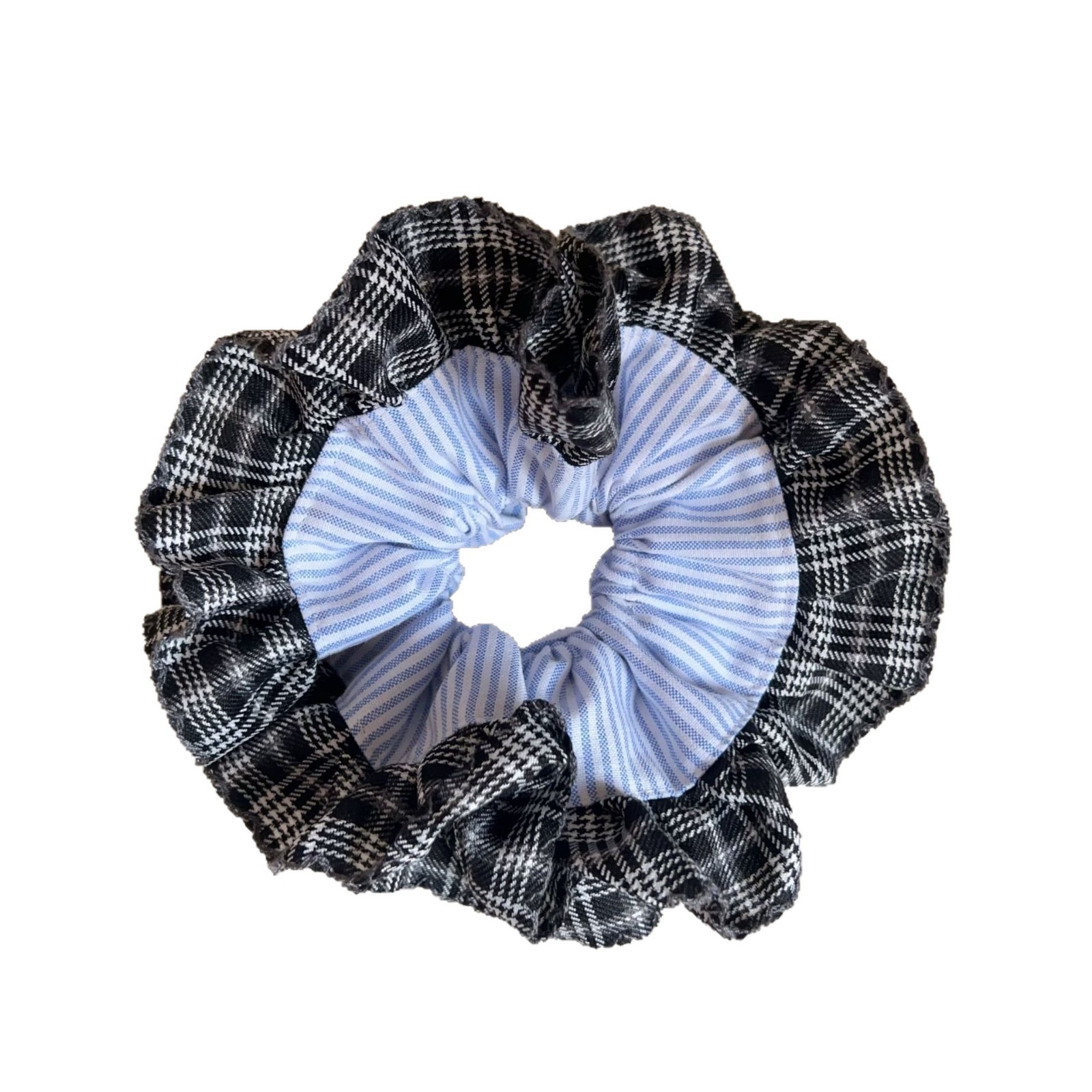 Women's Lazy Style Large Bow Bun Hair Accessories Patchwork Fabric