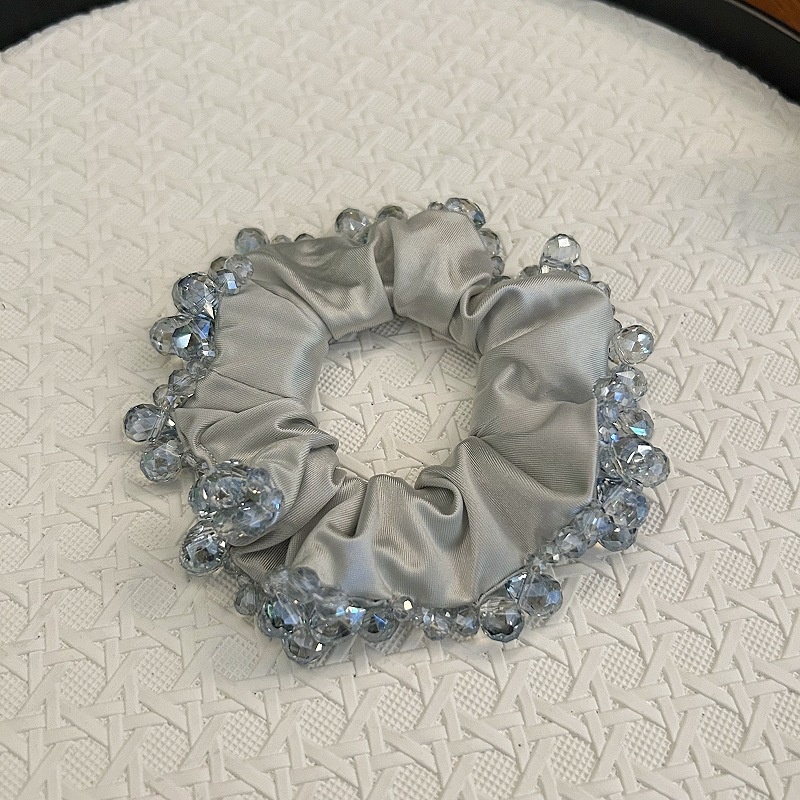 Women's Fairy Elastic Bubble Hair Tie Scrunchie Crystal Cloth