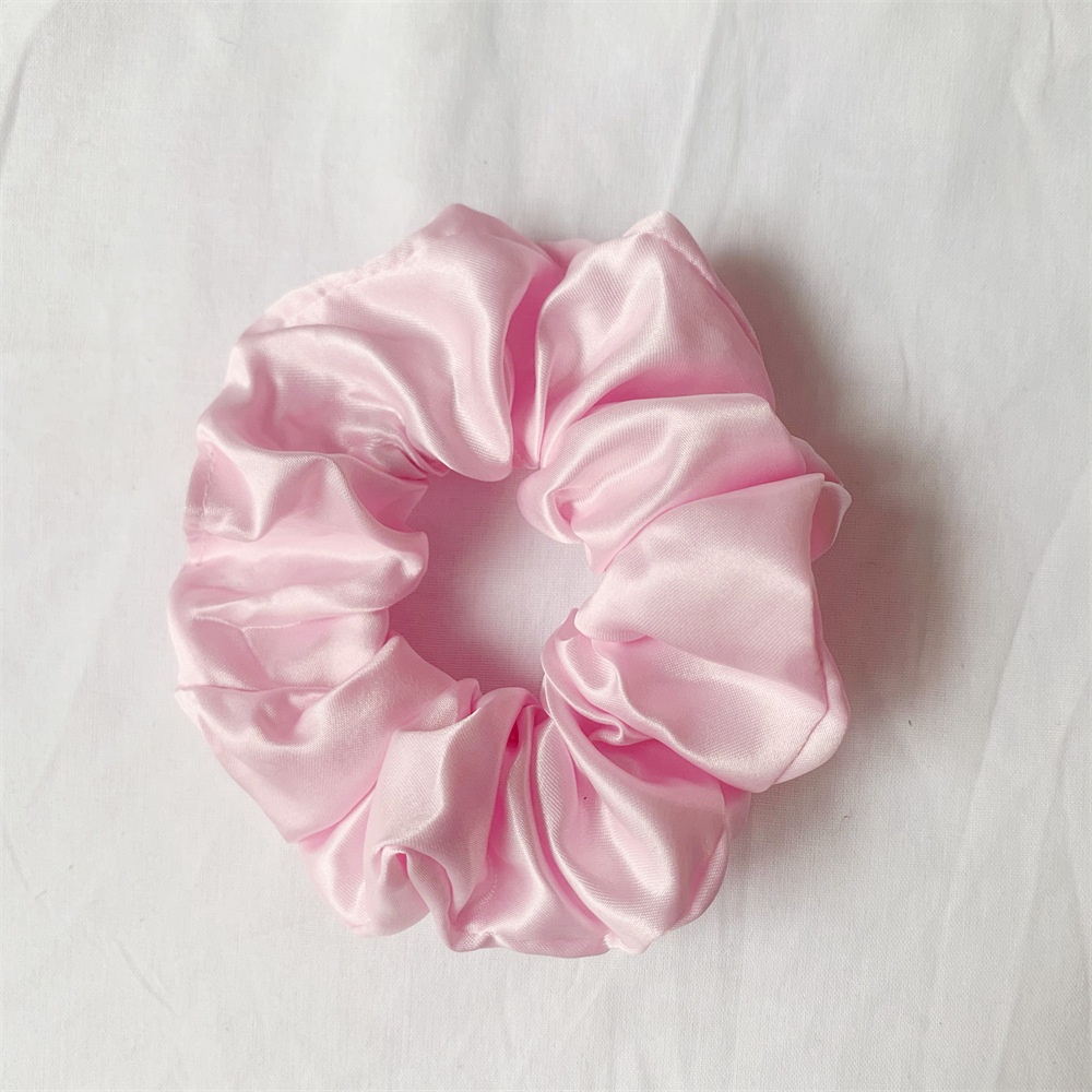 Women's Simple Handmade Cloth Hair Tie Spring Daily Solid Color
