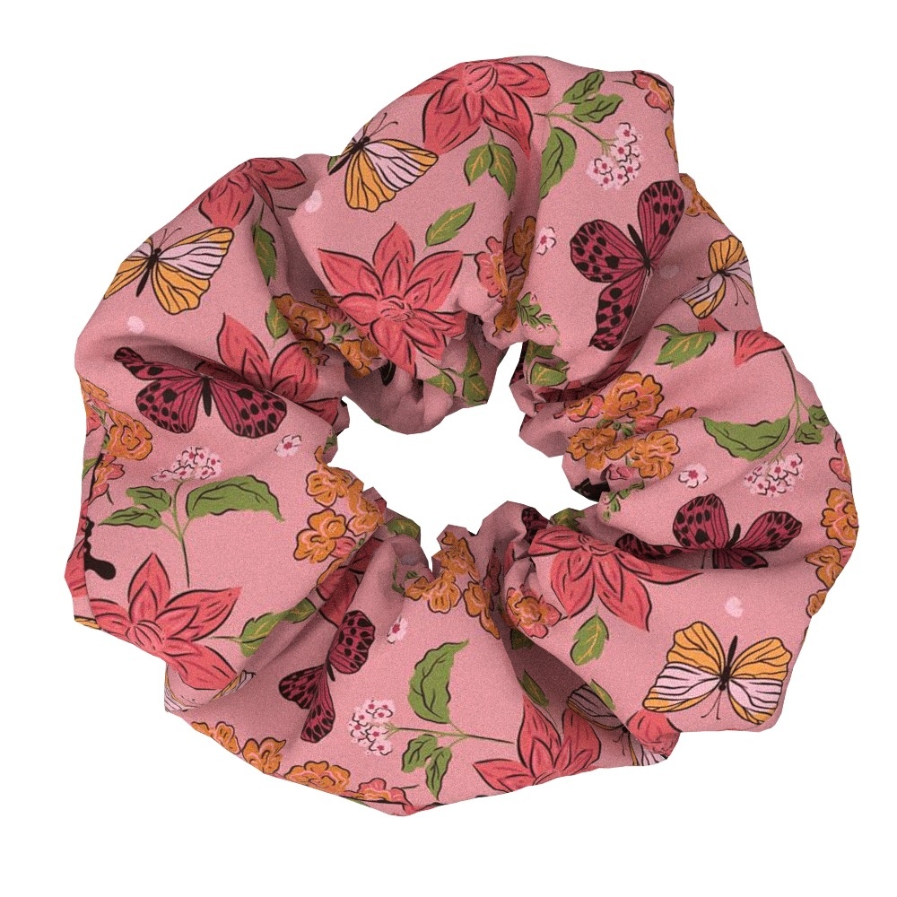 Women's Summer Fabric Big Bow Hairband Tropical Rainforest Floral