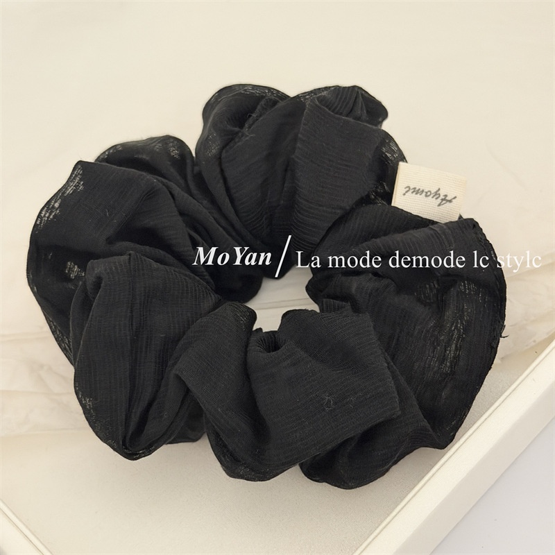Women's Soft Cloth Hair Tie Spring Summer Accessories Solid Color