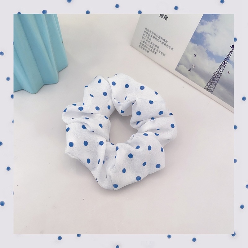 Women's Sweet Daily Winter Plush Hair Scrunchie Color Block