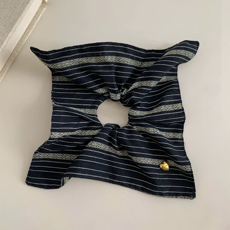 Women's Elegant Cloth Scarf Bowknot Hair Bands Geometric Pattern