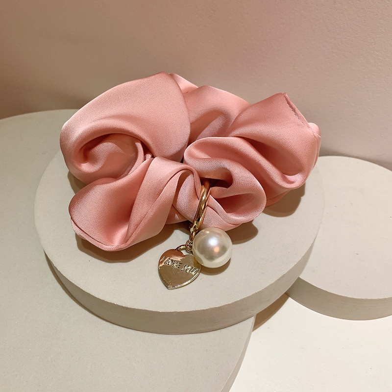 Women's Classic Daily Wear Cloth Hair Tie Scrunchie Solid Color