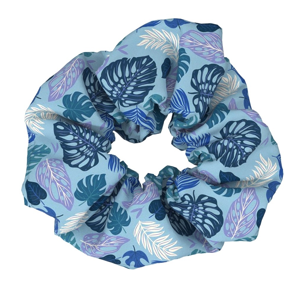 Women's Summer Fabric Big Bow Hairband Tropical Rainforest Floral