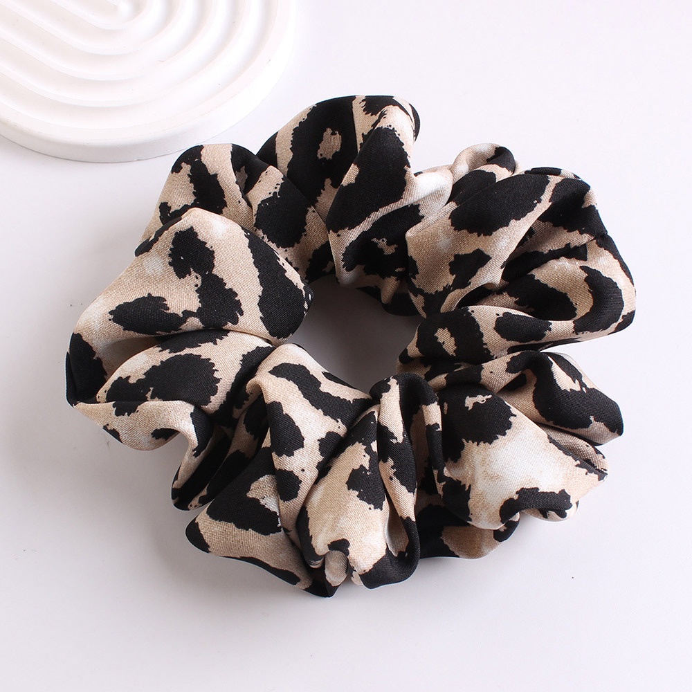 Women's Daily Holiday Cloth Hair Scrunchie Vintage Leopard Print