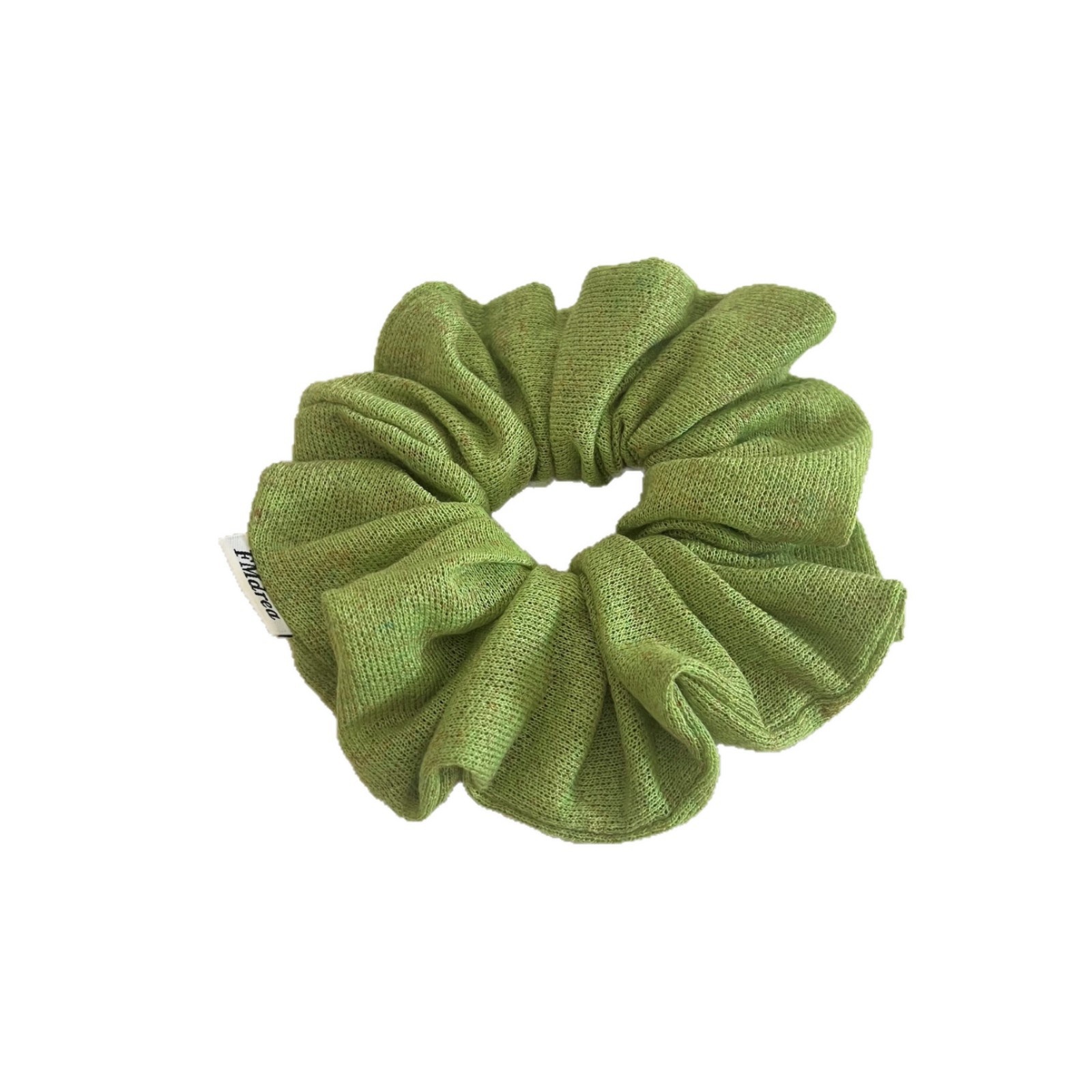 Women's Knitted Cloth Elastic Low Bun Hair Tie Simple Solid Spring Color