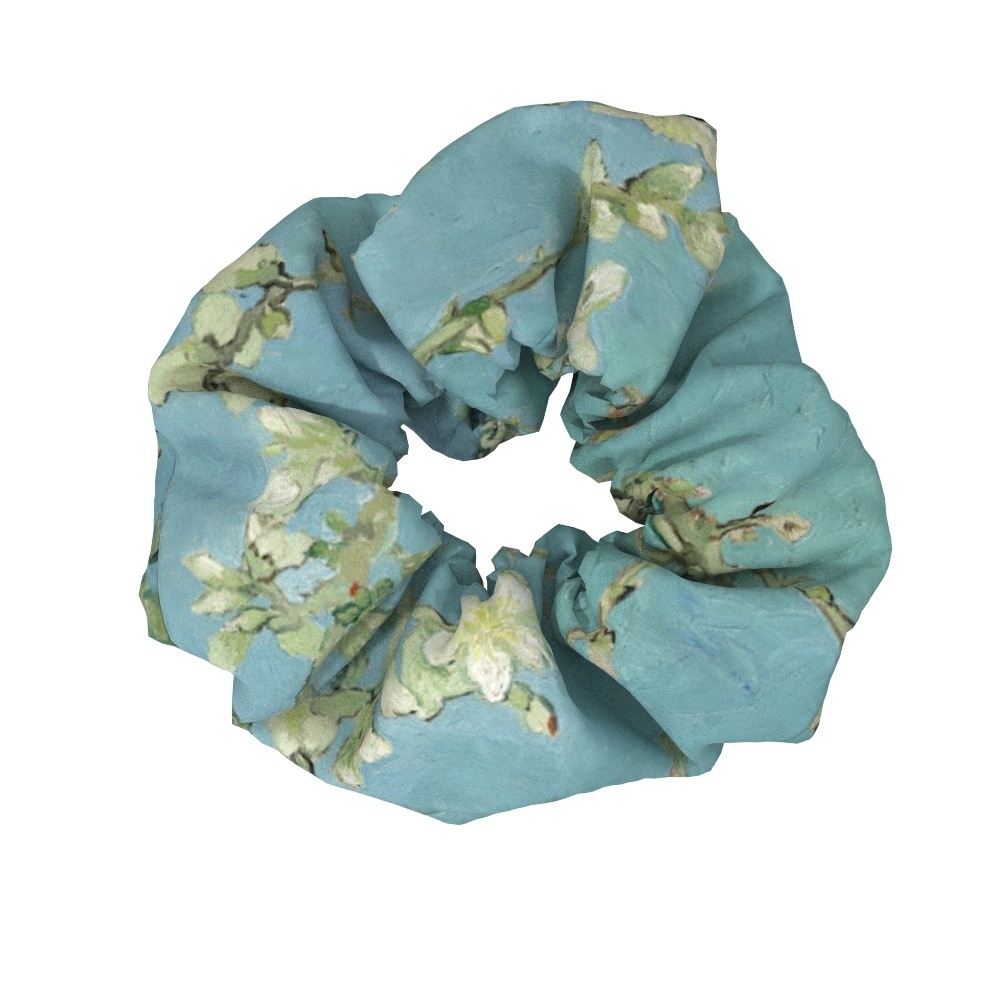 Women's Sweet Cloth Hair Ties Retro Van Gogh Floral Oil Painting