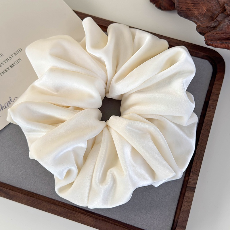 Women's Elegant Simple Solid Color Cloth Hair Tie for Daily Casual Style