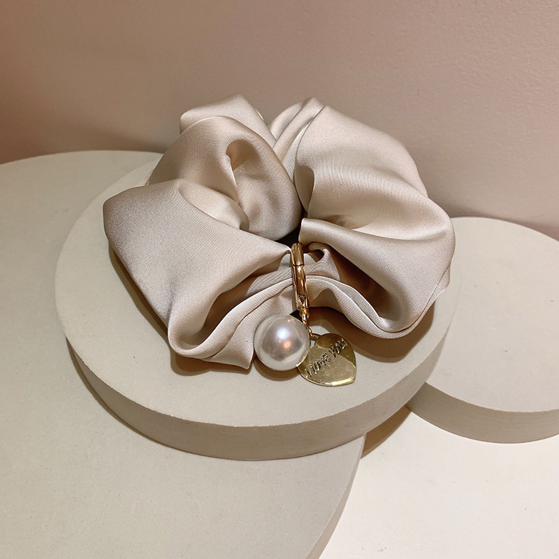 Women's Classic Daily Wear Cloth Hair Tie Scrunchie Solid Color