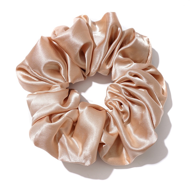 Women's Handmade Cloth Scrunchie Fashion Solid Color Daily Hair Tie