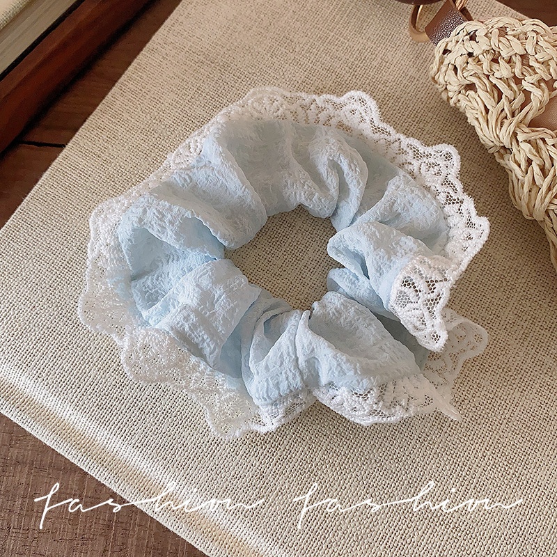 Girls Sweet Lace Butterfly Hair Ties High Elasticity Cute Bands