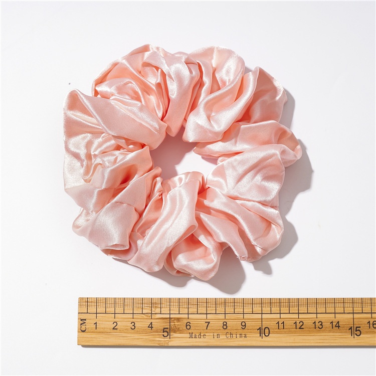 Women's Handmade Cloth Scrunchie Fashion Solid Color Daily Hair Tie