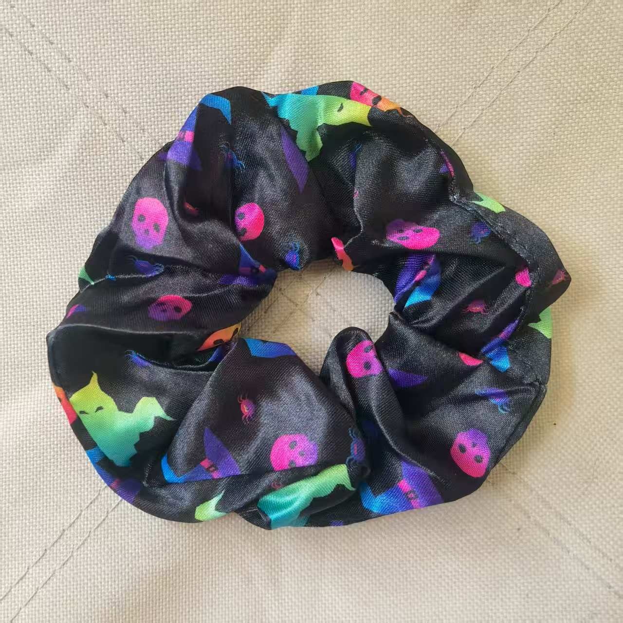 Women's Stylish Elastic Polyester Hair Bands Personalized Halloween Print