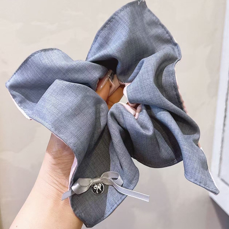 Women's Elegant Cloth Scarf Bowknot Hair Bands Geometric Pattern