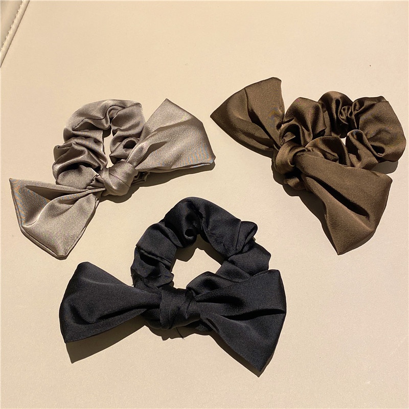Women's Basic Cloth Hair Tie for Holiday and Street Solid Color