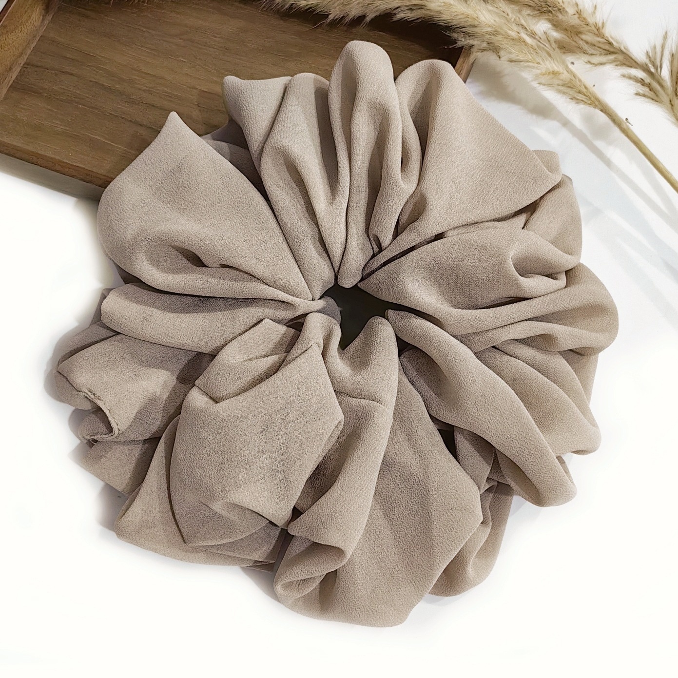 Women's Simple Handmade Chiffon Daily Holiday Hair Tie Solid Color