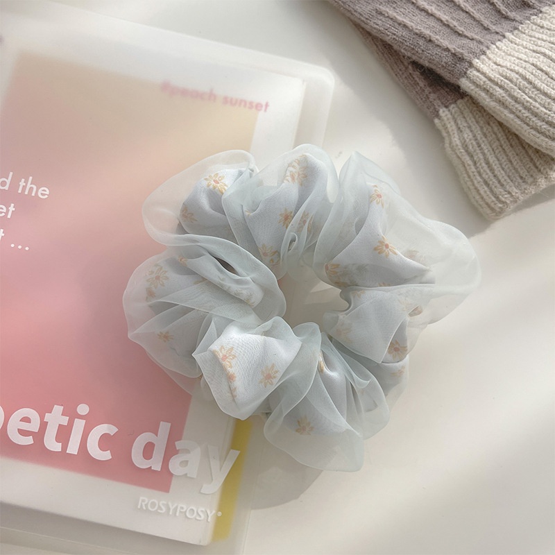 Women's Daily Summer Gauze Hair Tie Sweet Ditsy Floral