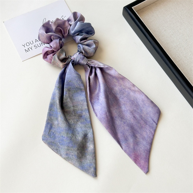 Women's Elegant Casual Holiday Fabric Hair Tie Printed Pattern