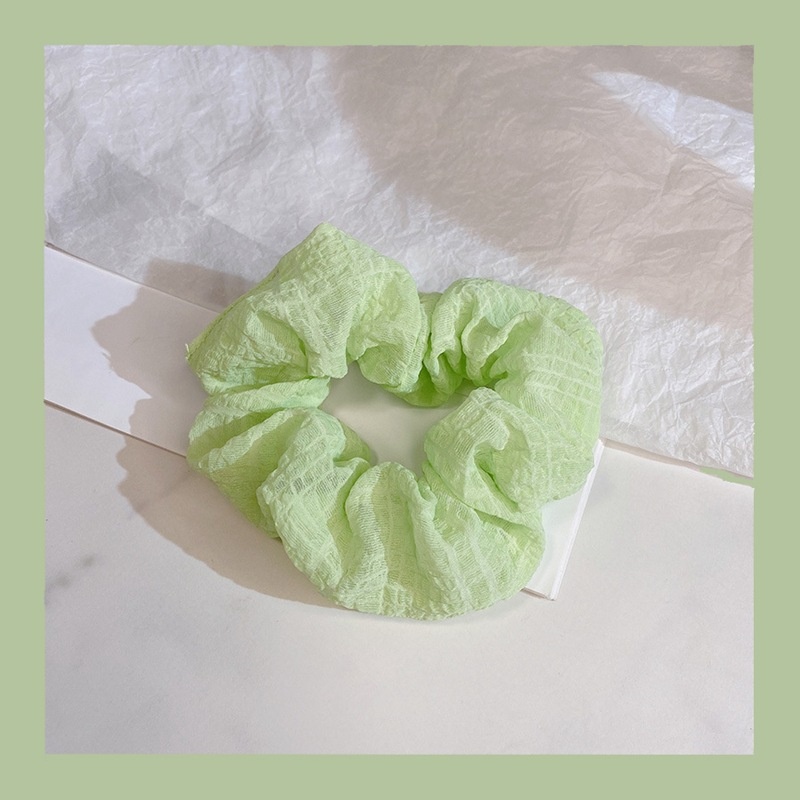 Women's Sweet Daily Winter Plush Hair Scrunchie Color Block