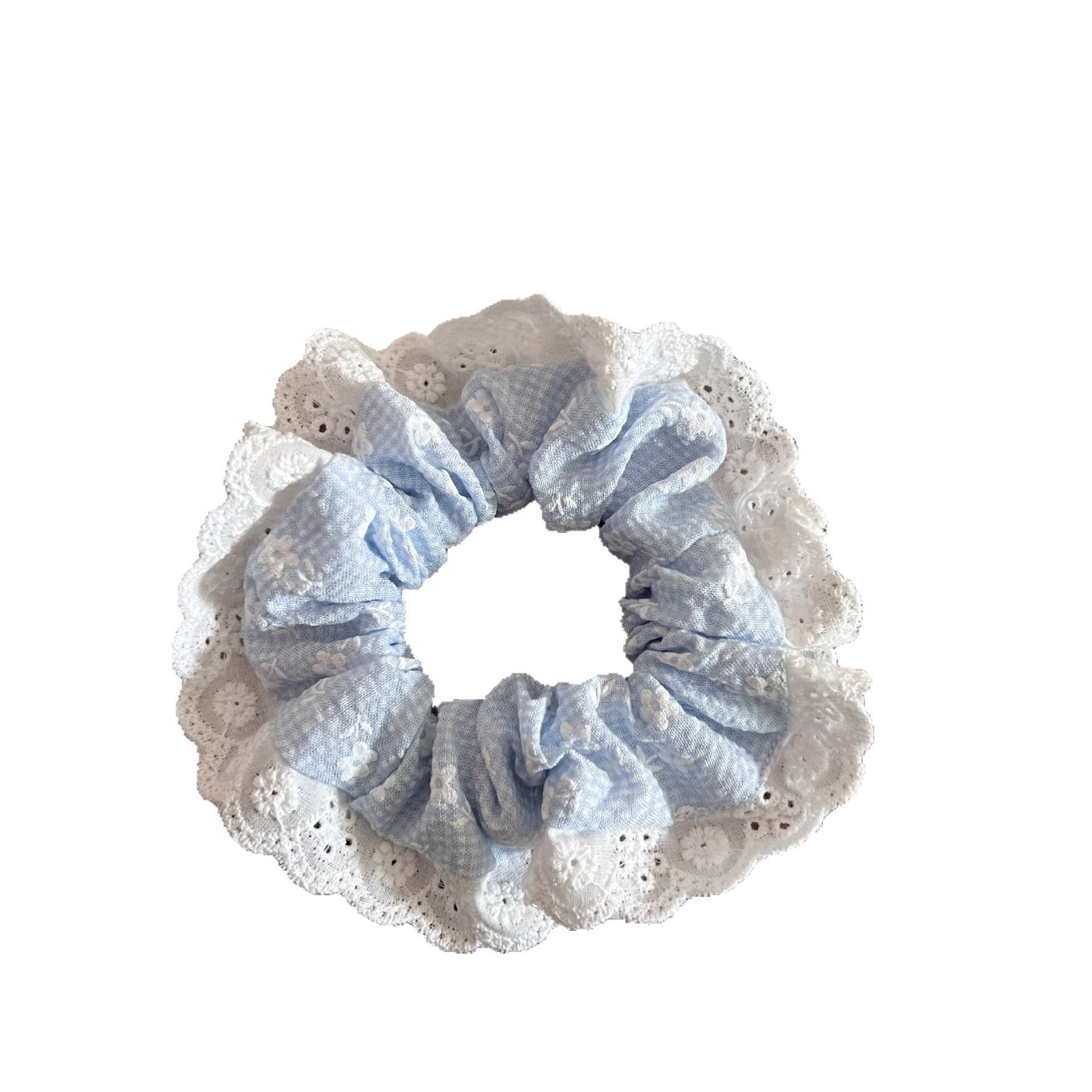 Women's Sweet Spring Summer Lace Tail Hair Bands Ditsy Floral