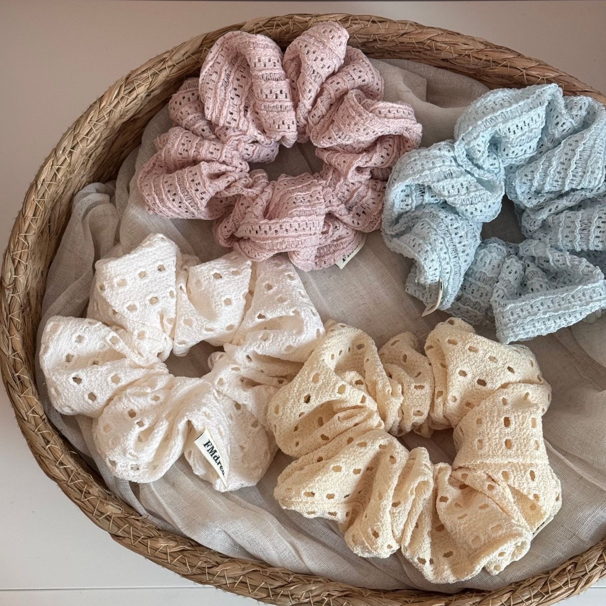 Women's All-Season Elegant Lace Hair Tie Solid Colors