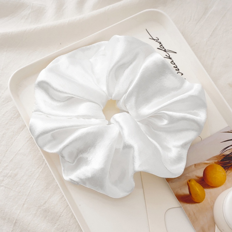 Women's Cute Handmade Cloth Hair Tie For Daily Wear Solid Color